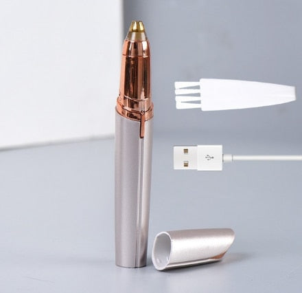 USB Eyebrow Mini Shaver - Rose Gold