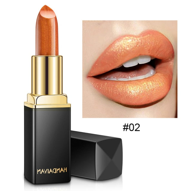 Waterproof Glitter Lipstick - 02