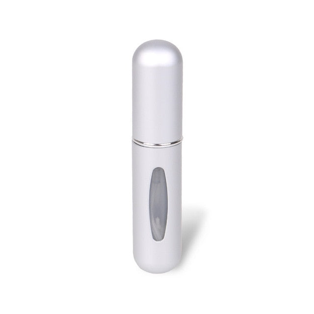 Bottle Perfume Refillable - Matte Silver