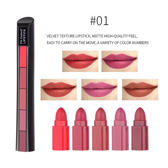 Matte Velvet Non-stick Cup Lipstick - 01